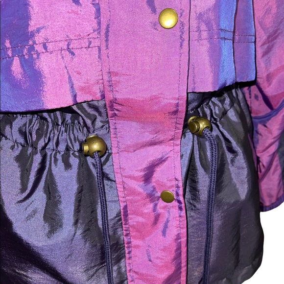 WILD! 90s Vintage Purple Iridescent Tracksuit | Size XL - Picture 15 of 16